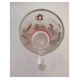 *Rare* Vintage 1950s Hazel Atlas BBQ Mugs & Matching Serving Tray