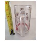 *Rare* Vintage 1950s Hazel Atlas BBQ Mugs & Matching Serving Tray