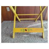 Hand Painted Rooster Folding Table