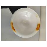 Fenton Hobnail Milk Glass Bowl, Milk Glass Vase & Serving Bowl