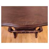 Vintage Wood Magazine Rack/Side Table