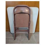 Three Samsonite Chairs & Card Table