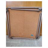 Three Samsonite Chairs & Card Table