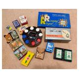 Vintage Playing Cards, Poker Chips, Shuf-L-Card Shuffler