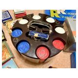 Vintage Playing Cards, Poker Chips, Shuf-L-Card Shuffler