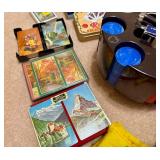 Vintage Playing Cards, Poker Chips, Shuf-L-Card Shuffler
