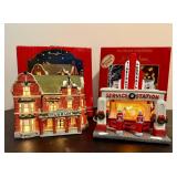 St Nicholas Square "The Museum of Natural Science" and "Service Station" *w/Original Boxes*