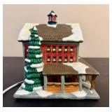 St. Nicholas Square "The Log Cabin" and "The Barn" *w/Original Boxes*
