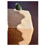 St. Nicholas Square "The Log Cabin" and "The Barn" *w/Original Boxes*