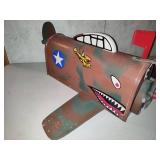 Handmade Airplane Mailbox