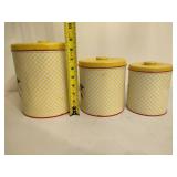 Decoware Set of Three Vintage Canisters