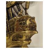 Homco Home Interiors Gold Ton Ship Wall Decor