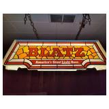 Blatz Lighted Pool Table Hanging Lamp
