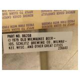 Old Milwaukee Beer Hanging Bar Sign