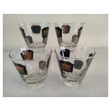 Libbey Coronets of Peers of House of Lords Bar Glasses