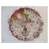 Lot of Shot Glasses & Rock Springs Water Tray