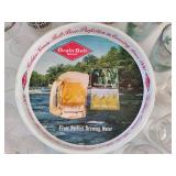 Grain Belt Beer Tray & Assorted Glassware