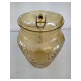 Anchor Hocking "Spring Song" Amber Pitcher