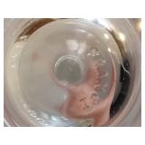 Two Styles of Stemware & Etched Glass Pitcher