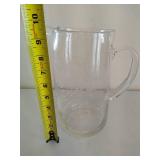 Two Styles of Stemware & Etched Glass Pitcher