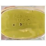 Red Wing Double Art Pottery Vase