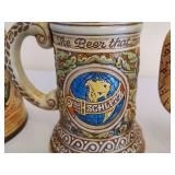 Three Assorted Beer Steins.