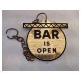 Bar Signs & Large Blow-Up Canadian Club Bottle