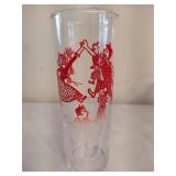 Federal Tom Collins Dancing Couple, Violinist & Cellist Tall Glasses