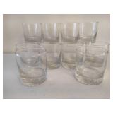 Ten Johnnie Walker "Striding Man" Scotch Glasses