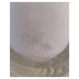 Ten Johnnie Walker "Striding Man" Scotch Glasses