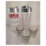 MCM Vintage Cocktail Shakers & Shot Glasses