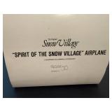 Department 56 "Spirit of the Snow Village" Airplane *w/Original Packaging