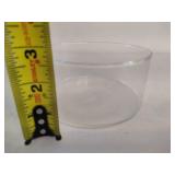 Contemporary Clear Glass Serving Pieces