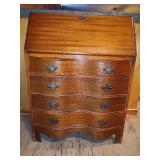 Solid Wood Drop Front Secretary Desk