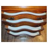 Solid Wood Drop Front Secretary Desk