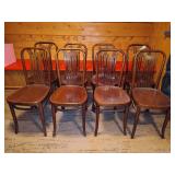 Eight Great Northern Chair Company Wood Chairs