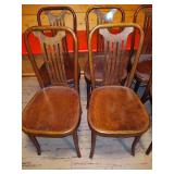Eight Great Northern Chair Company Wood Chairs