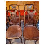 Eight Great Northern Chair Company Wood Chairs