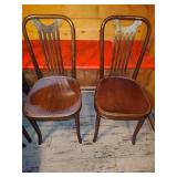Eight Great Northern Chair Company Wood Chairs