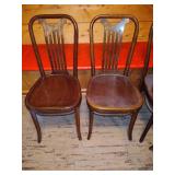 Eight Great Northern Chair Company Wood Chairs
