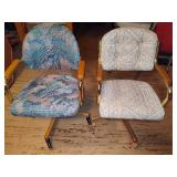 Octagonal Poker/Game Table + Five Chairs