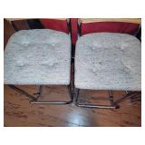 Four Bar Height Stools w/Footrests