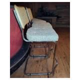 Four Bar Height Stools w/Footrests