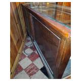 Lighted Wood & Glass Display Case