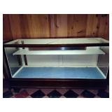 Lighted Wood & Glass Display Case
