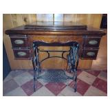 Davis Vertical Feed Treadle Sewing Machine