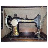 Davis Vertical Feed Treadle Sewing Machine