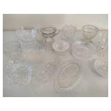 Lot of Assorted Small Glassware