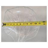 Four Large Glass Serving Bowls