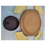 Vintage Lazy Susan Chip/Dip Bowls